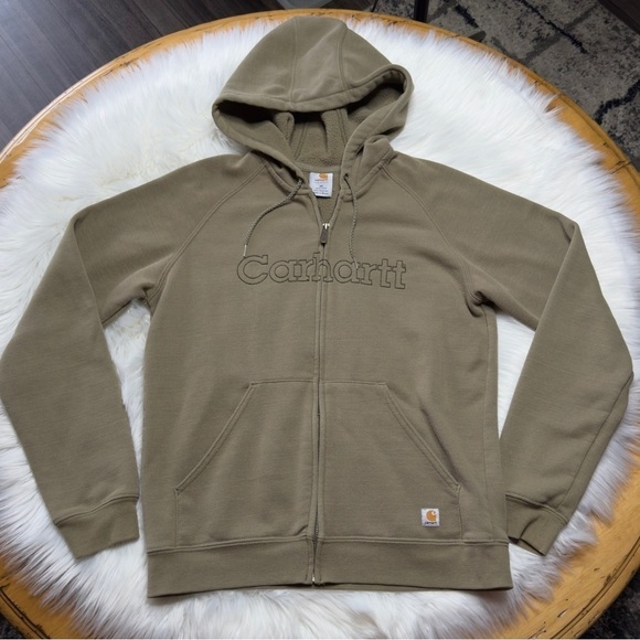 Carhartt Y2K Full Zip Hooded Sweatshirt - Picture 1 of 6